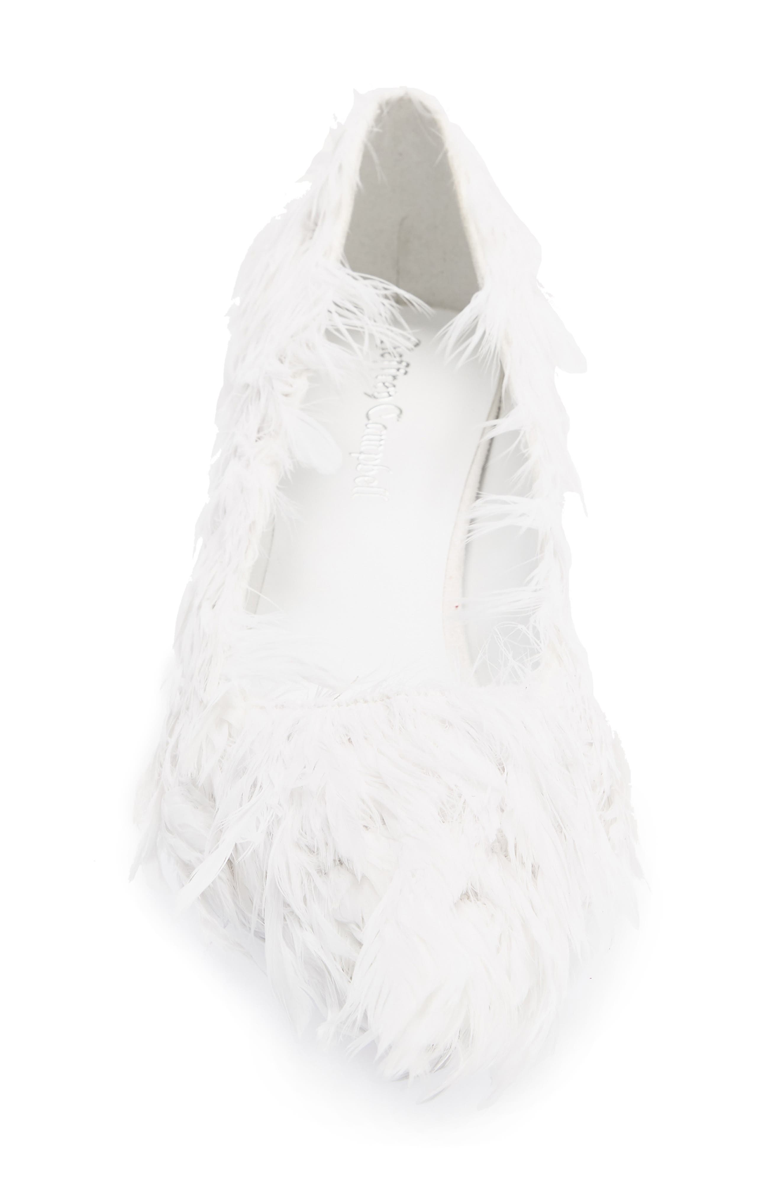 Nesting Pointed Toe Pump, Alternate, color, WHITE