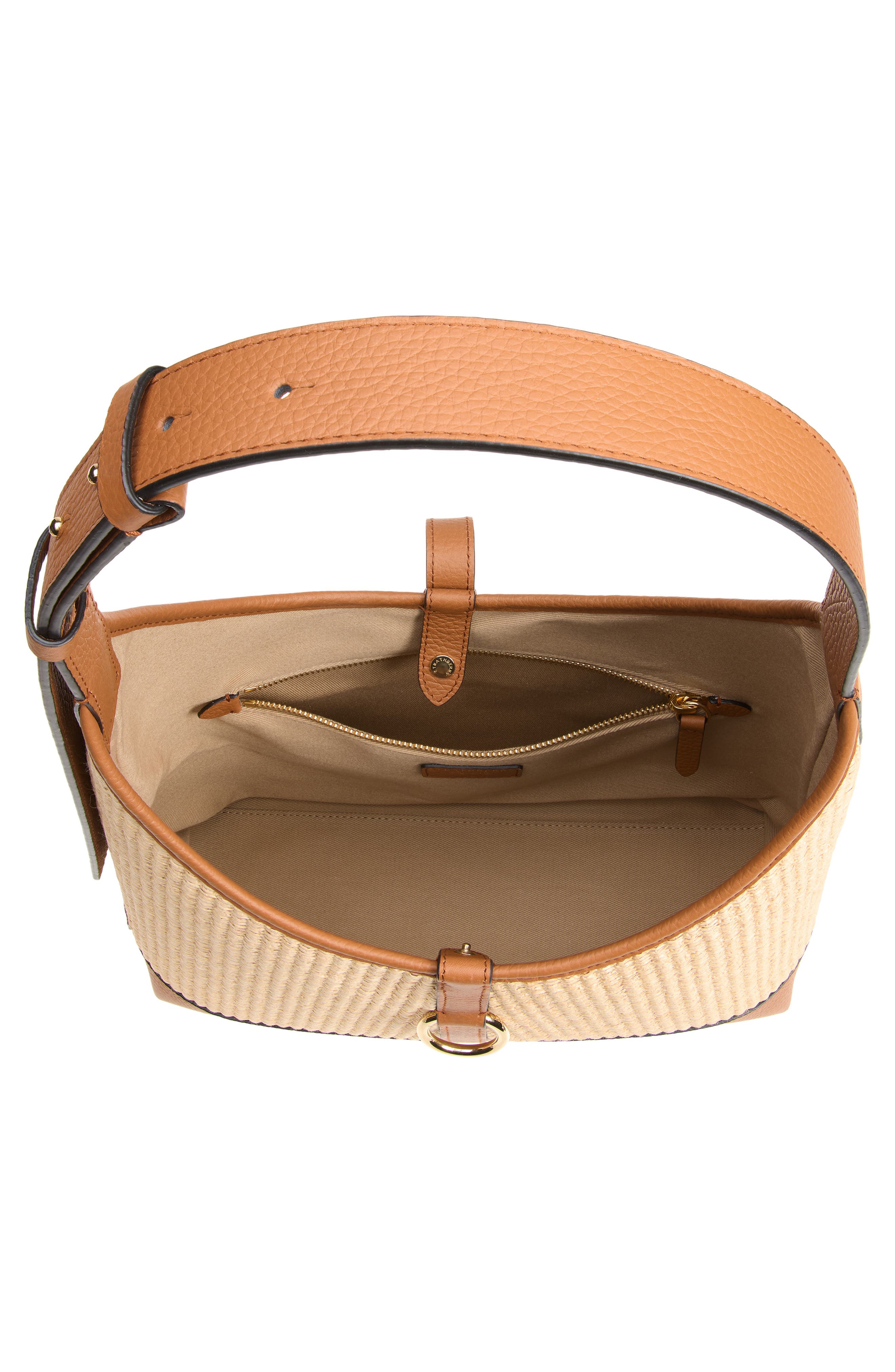 Kite Raffia Hobo Bag, Alternate, color, TAN/ NATURAL