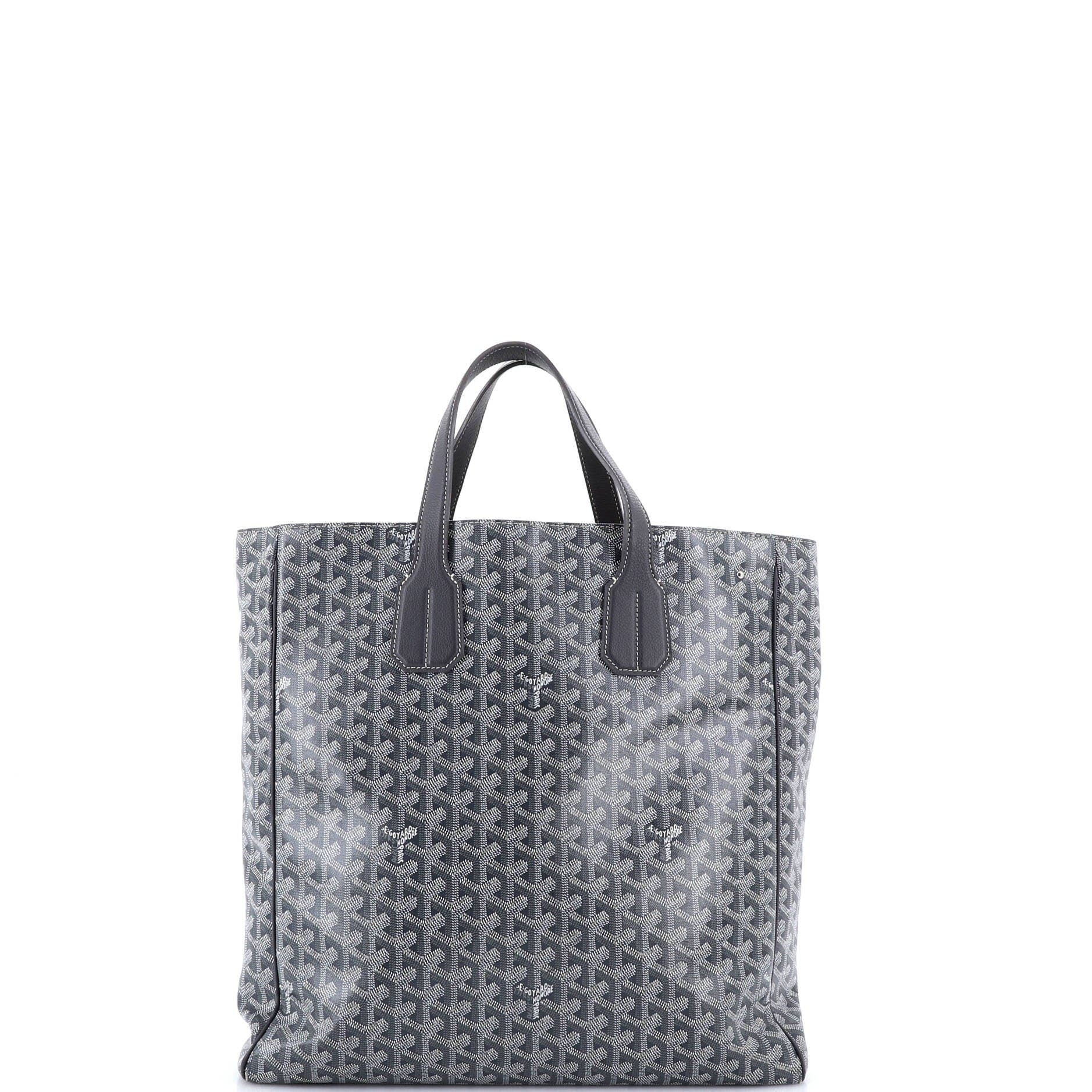 Pre-Owned Goyard Voltaire Convertible Tote Coated Canvas, Alternate, color, Gray