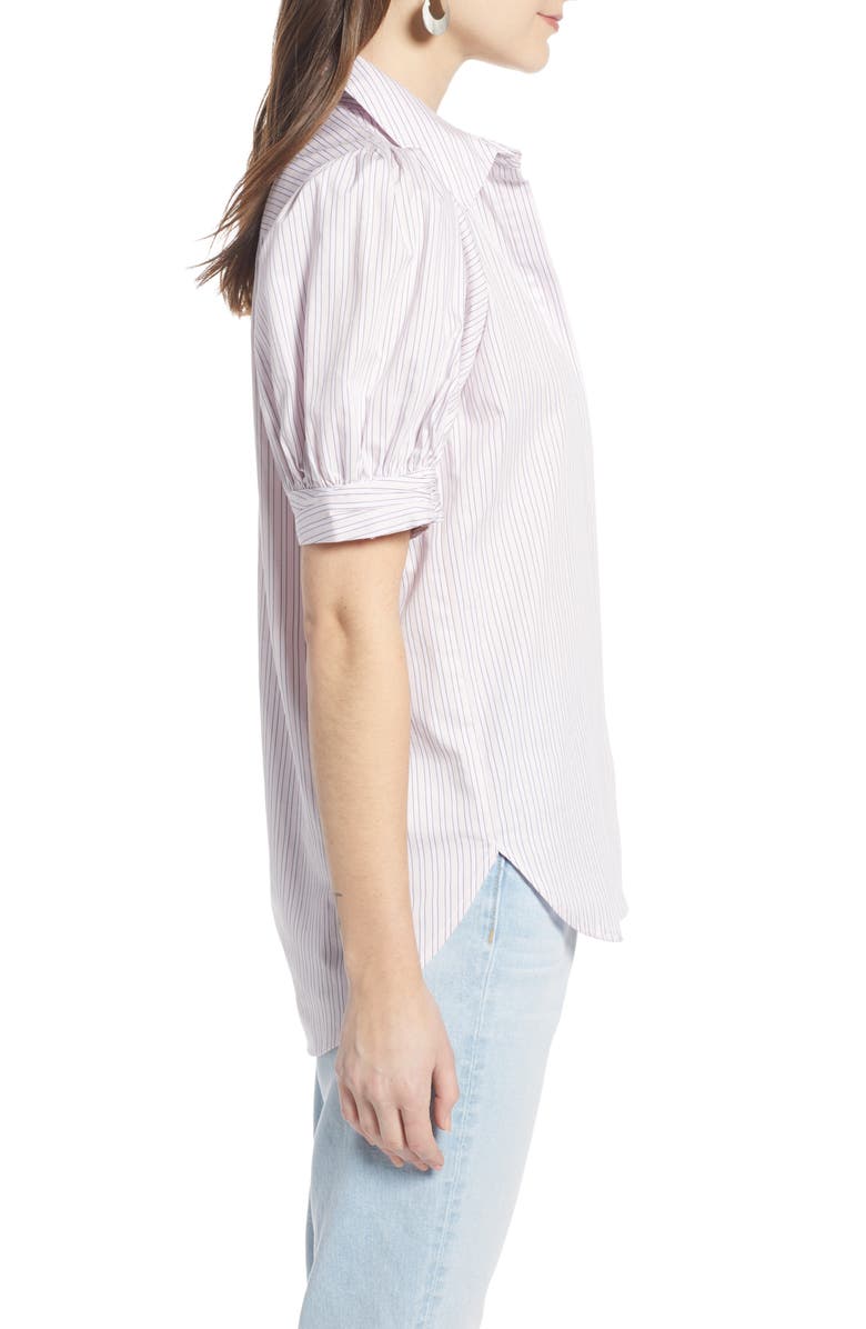 Something Navy Puff Sleeve Top, Alternate, color, 