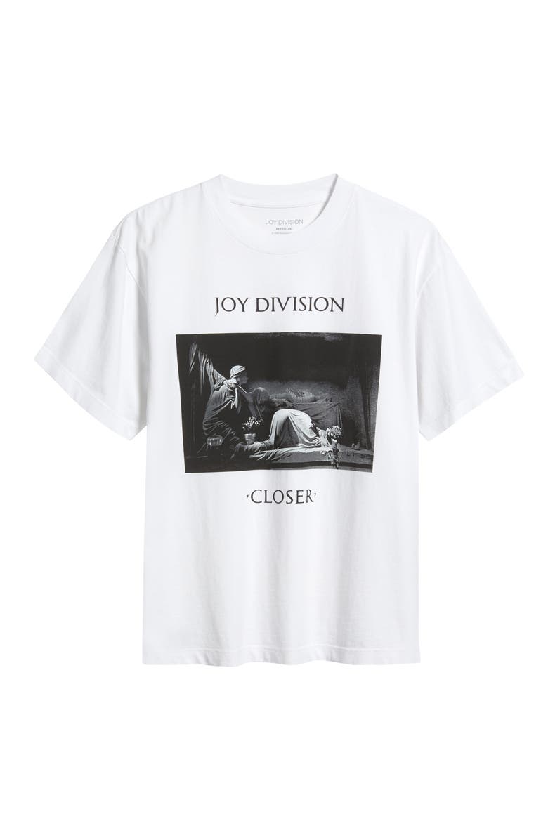 ID Supply Co Joy Division 'Closer' Graphic T-Shirt, Alternate, color, White