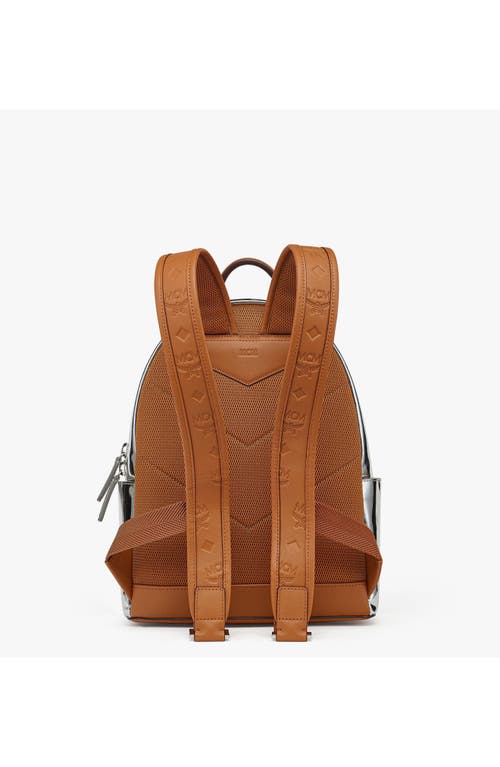 Mcm Stark Leather Backpack Small In Multi