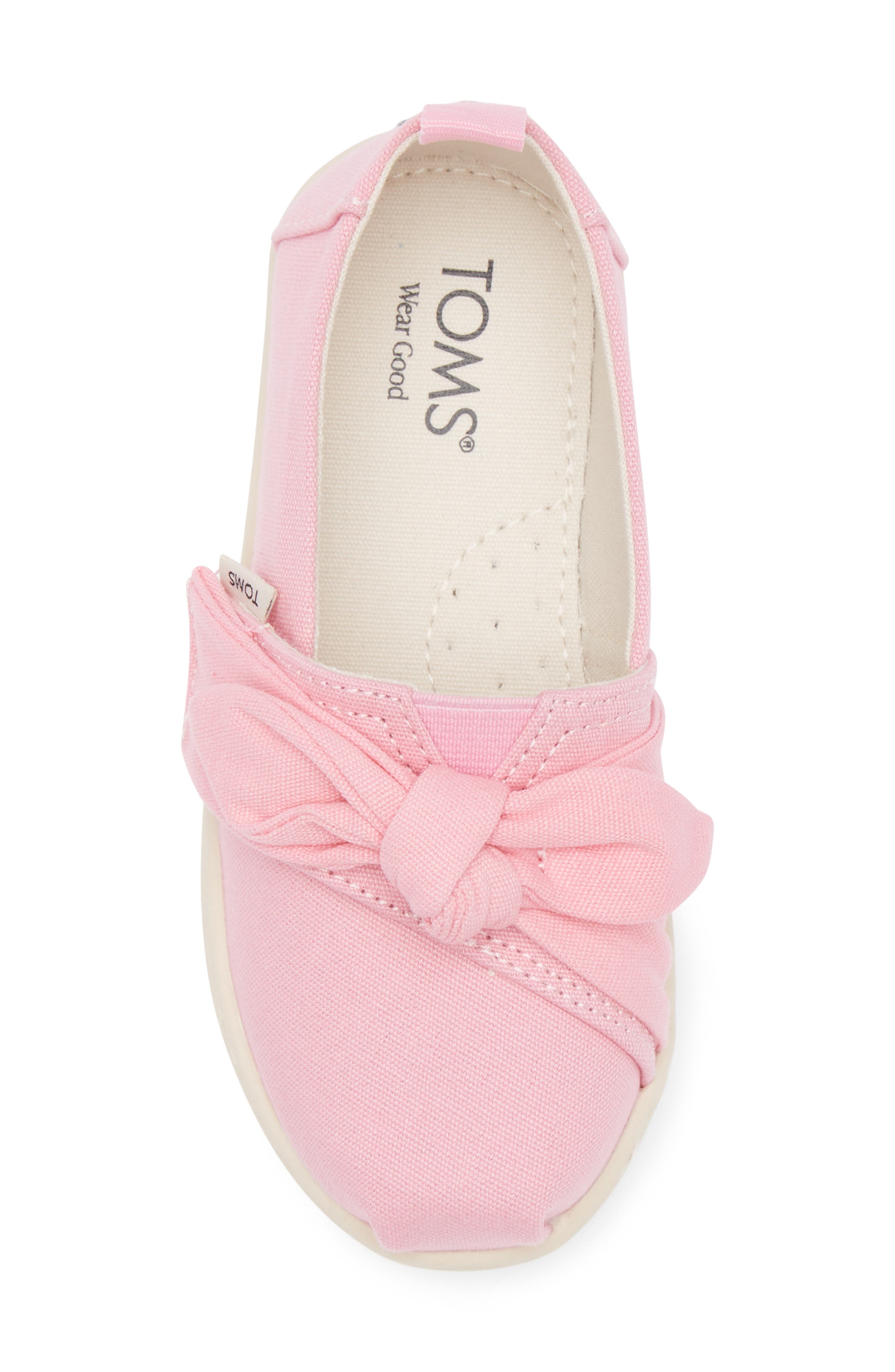 TOMS Kids' Alpargata Slip-On Sneaker, Alternate, color, Pink