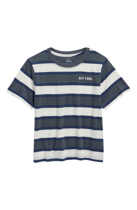 Kids' Surf Stripe Cotton T-Shirt (Toddler, Little Kid & Big Kid)