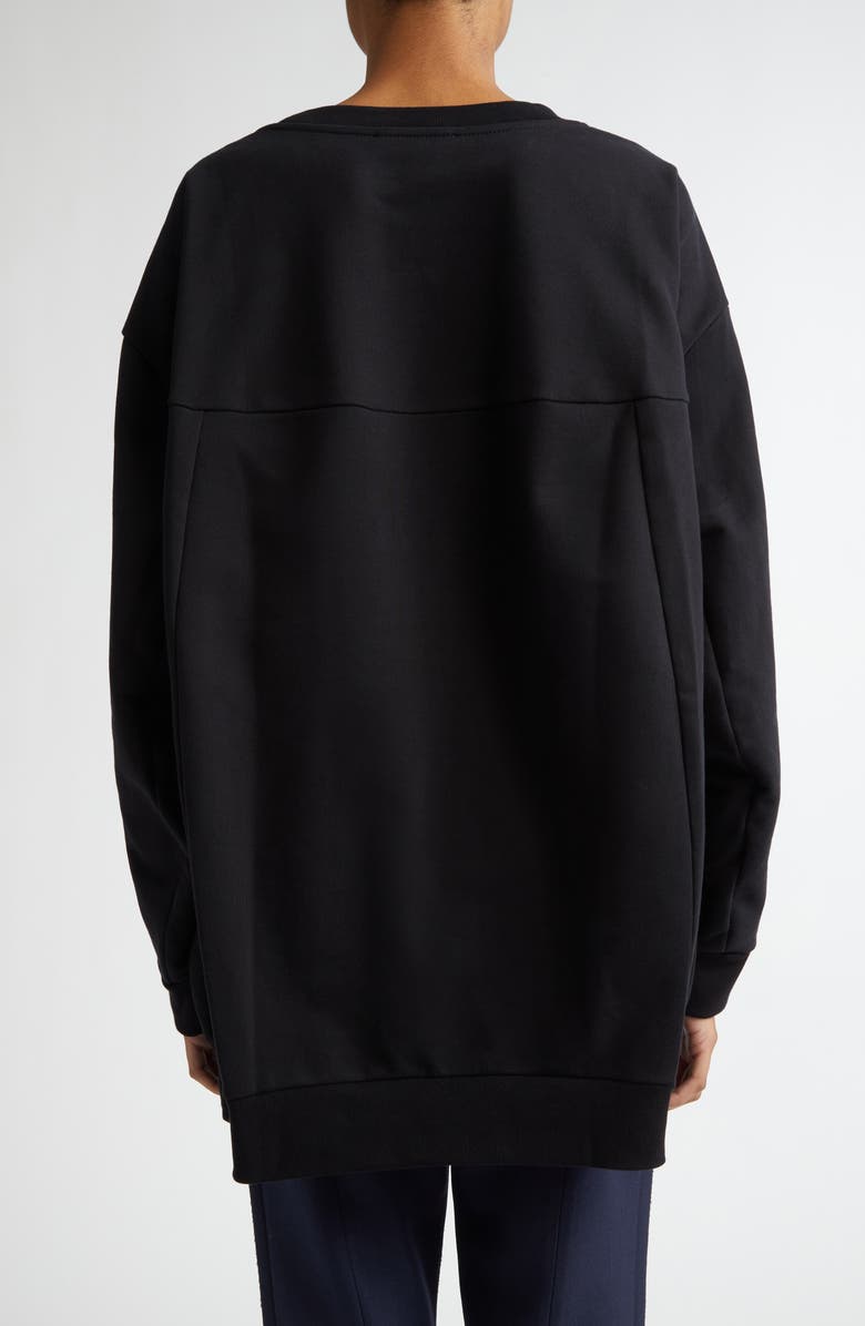 Marni Long Sleeve Sweatshirt Minidress, Alternate, color,