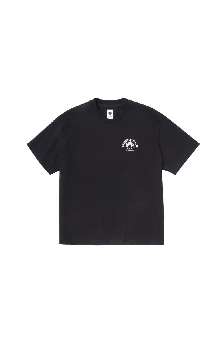 vowels Company Tee, Main, color, Black