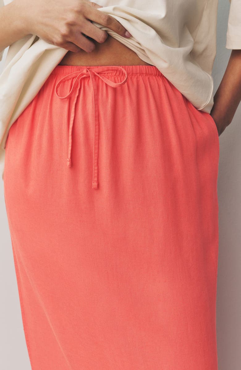 Tie Waist Maxi Skirt