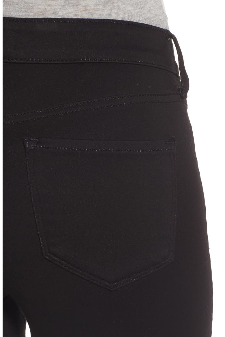 Ami Stretch Ankle Skinny Jeans, Alternate, color, BLACK