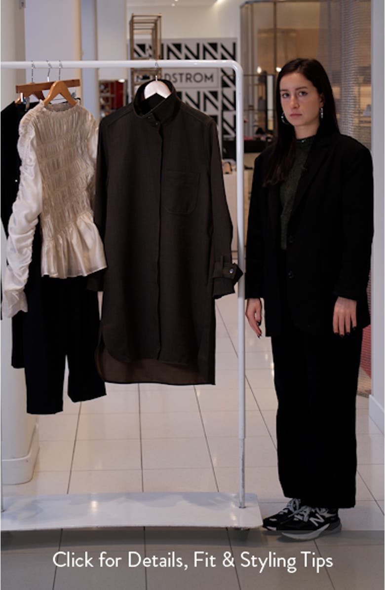 Stand Collar Shirtdress, sales video thumbnail