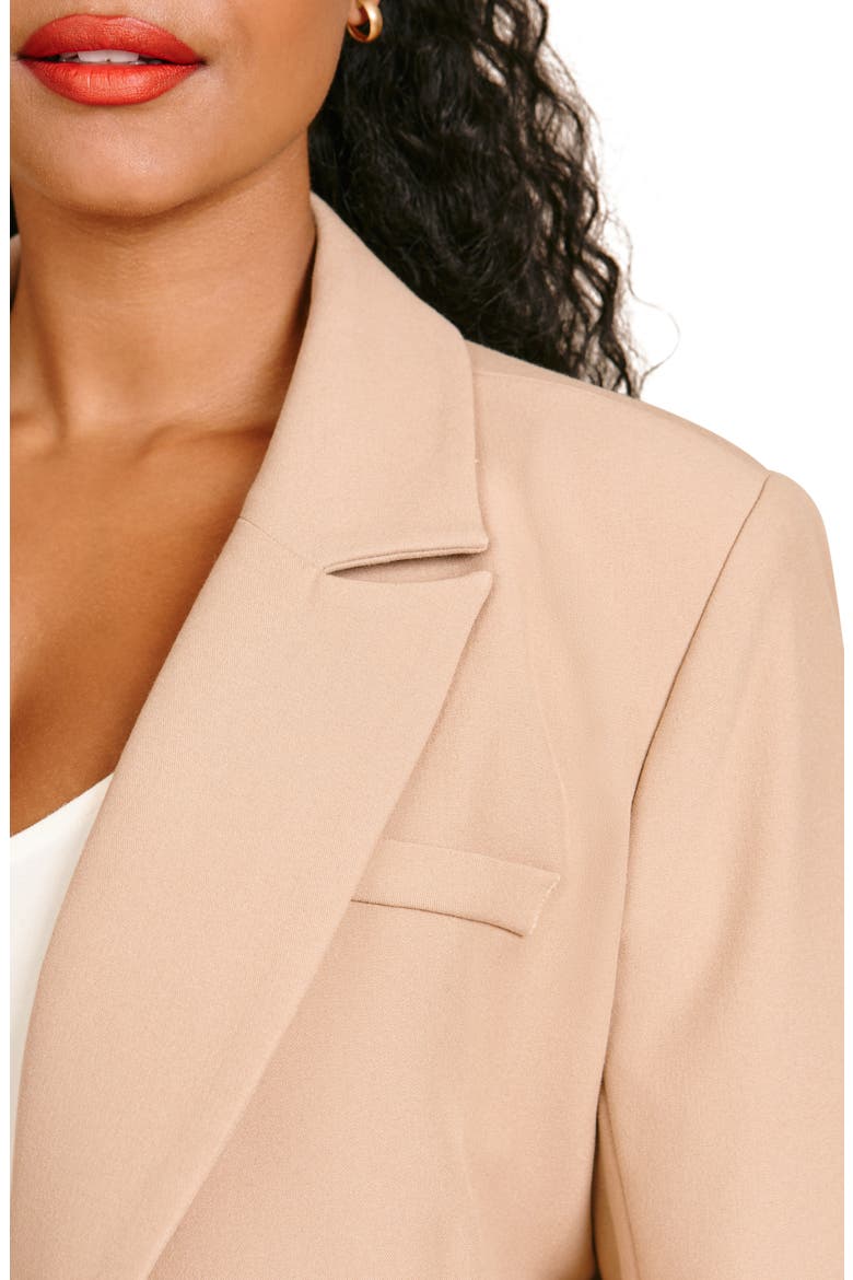 Olivia Boyfriend Blazer, Alternate, color, SAFARI