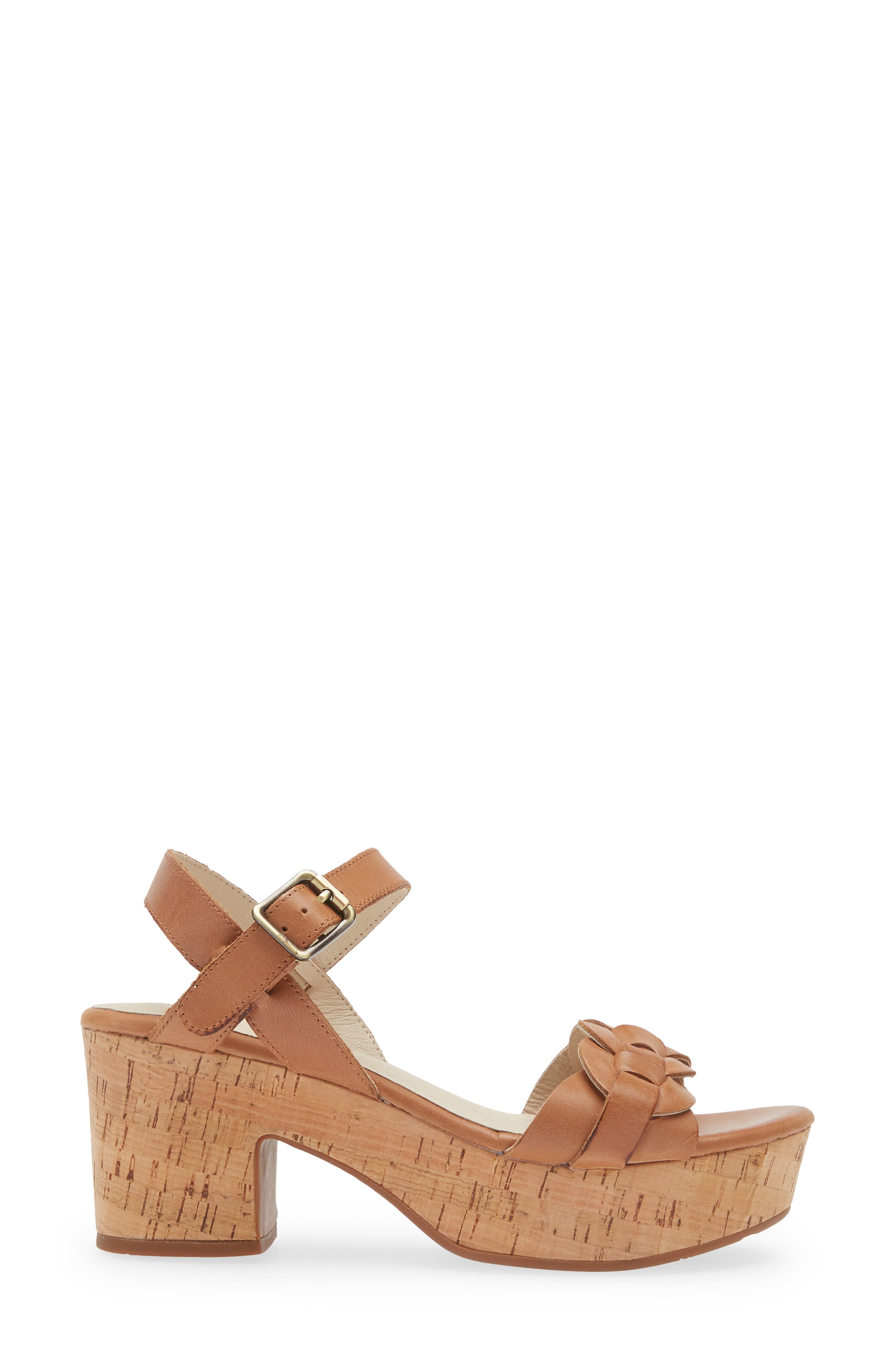 Chocolat Blu Glenda Platform Sandal, Alternate, color, Whiskey Leather