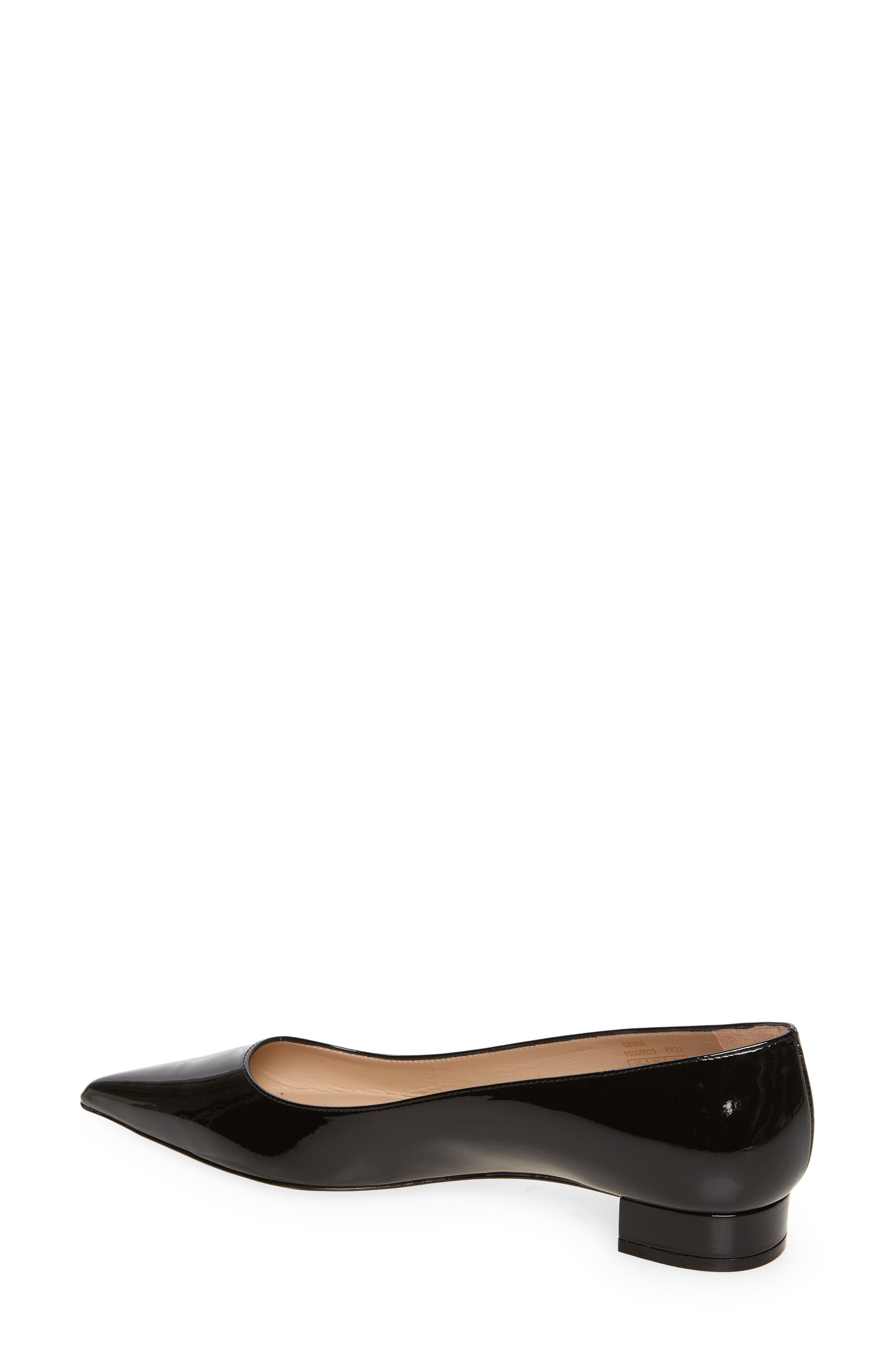 Stuart Weitzman Stuart Pointed Toe Flat, Alternate, color, 