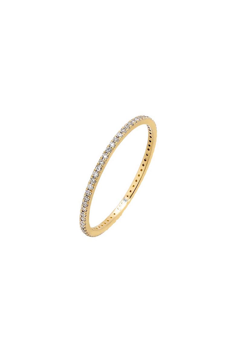 Diamond Micropavé Eternity Band 14K, Main, color, 14K Gold