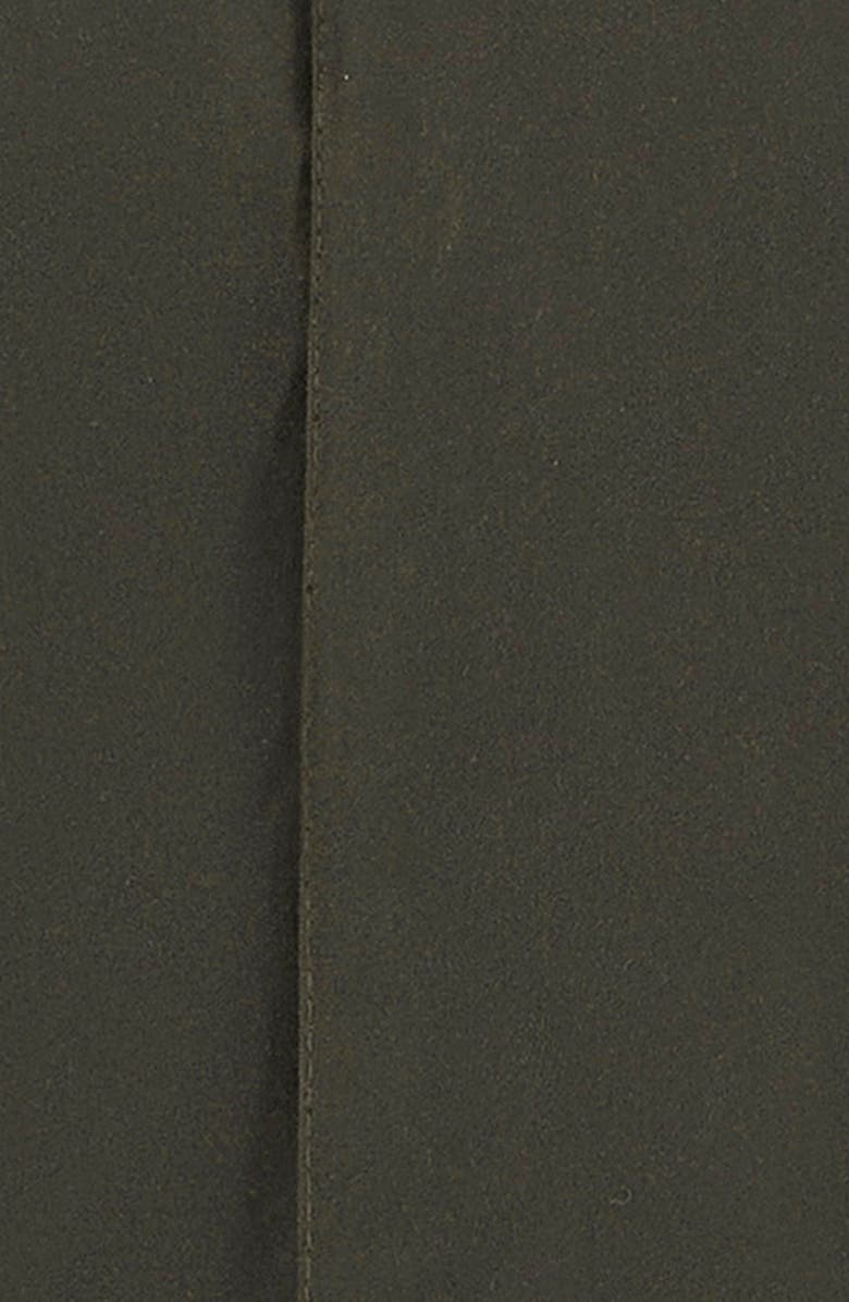Barbour Lorden Waxed Mackintosh Jacket, Alternate, color, Olive