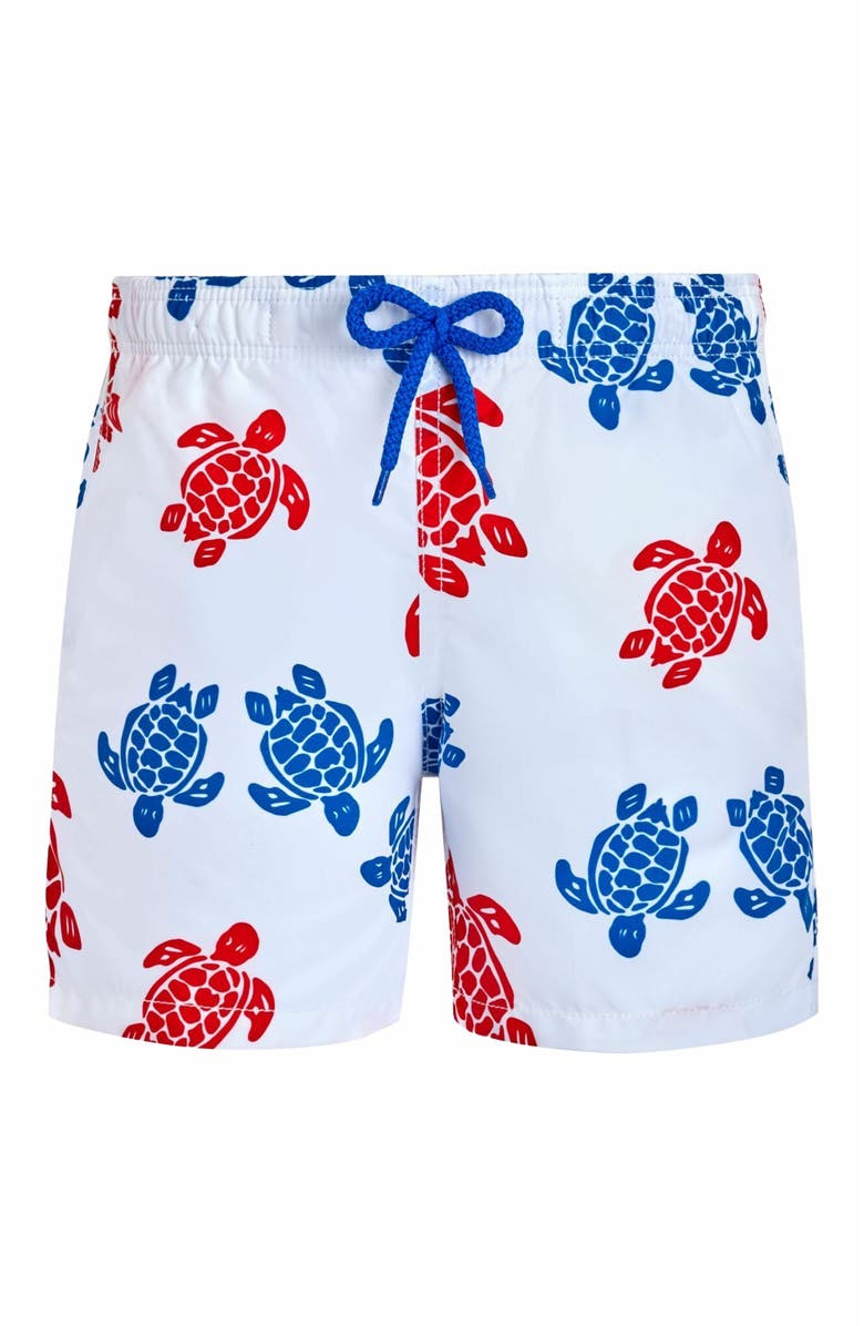 Vilebrequin Kids' Tortues Multicolores Swim Trunks, Main, color,