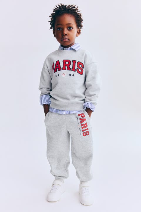 Embroidery-detail Joggers
