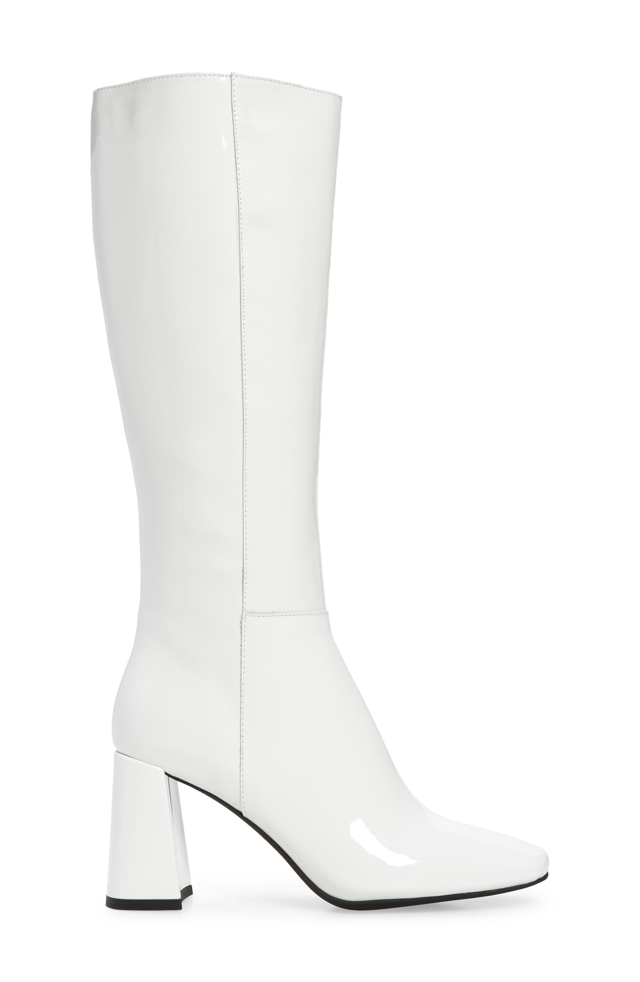Patti Knee High Boot, Alternate, color, WHITE PATENT