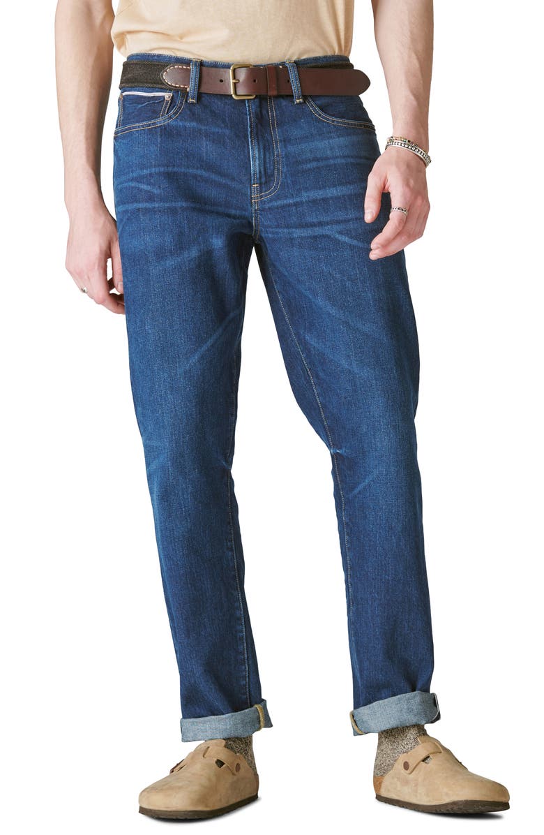 Lucky Brand 410 Athletic Straight Leg Jeans, Main, color, 
