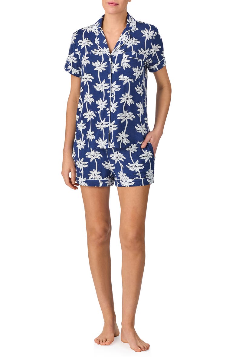 Kate Spade New York print short pajamas, Main, color,
