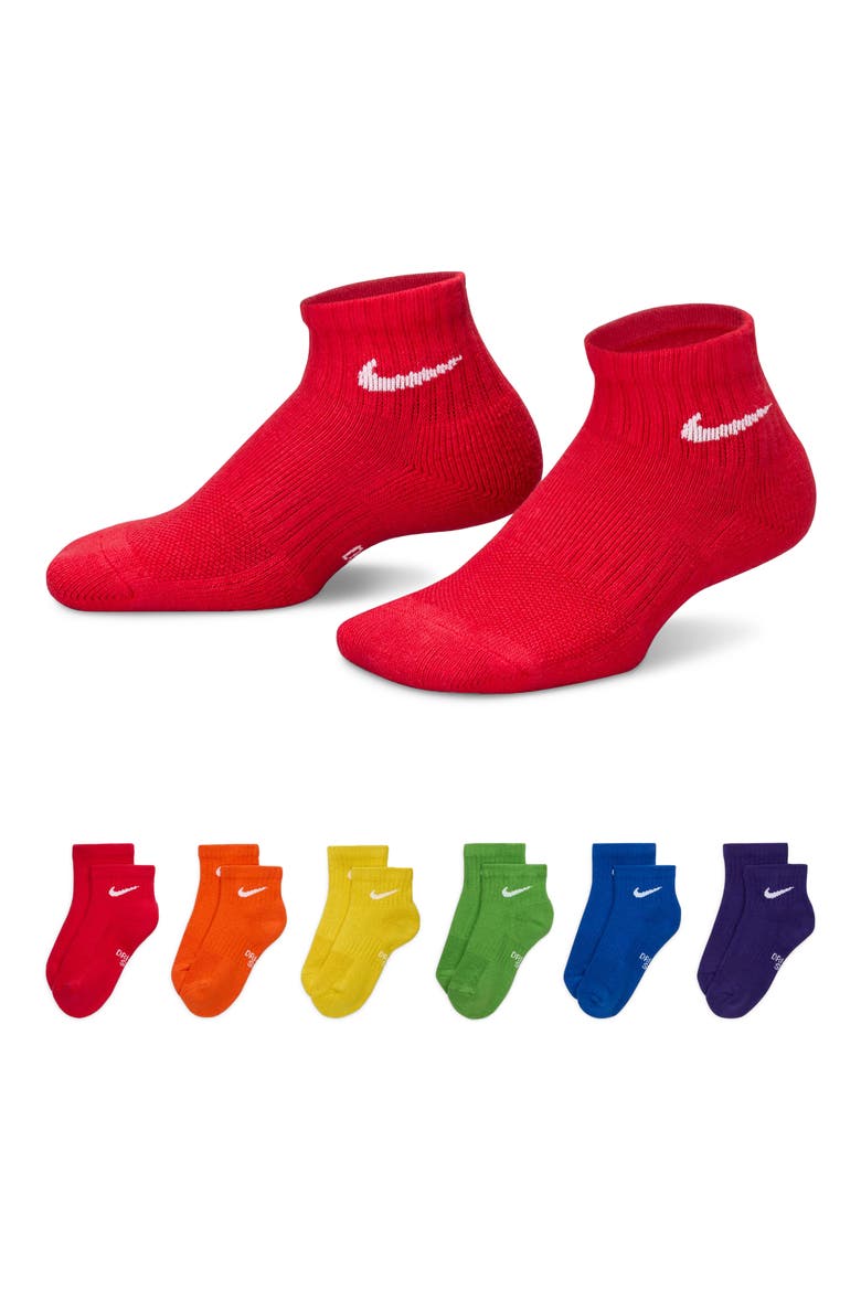 6-Pack Everyday Cush Ankle Socks, Alternate, color, 903 MULTI-COLOR