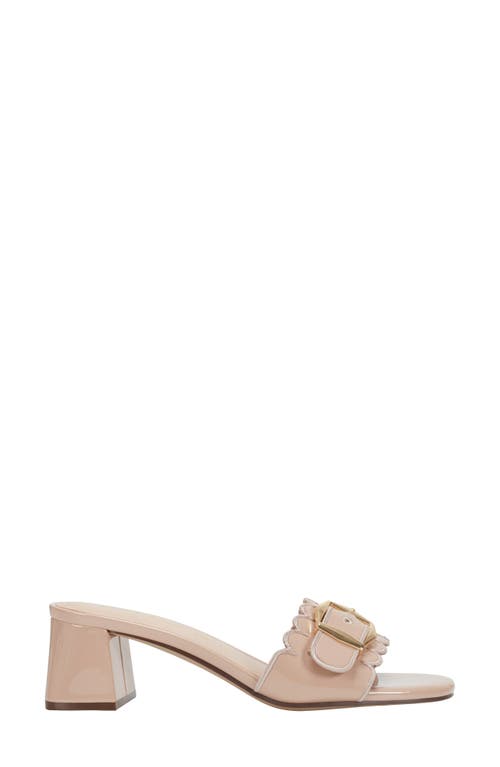 Unisa Buckle Scalloped Slide Sandal