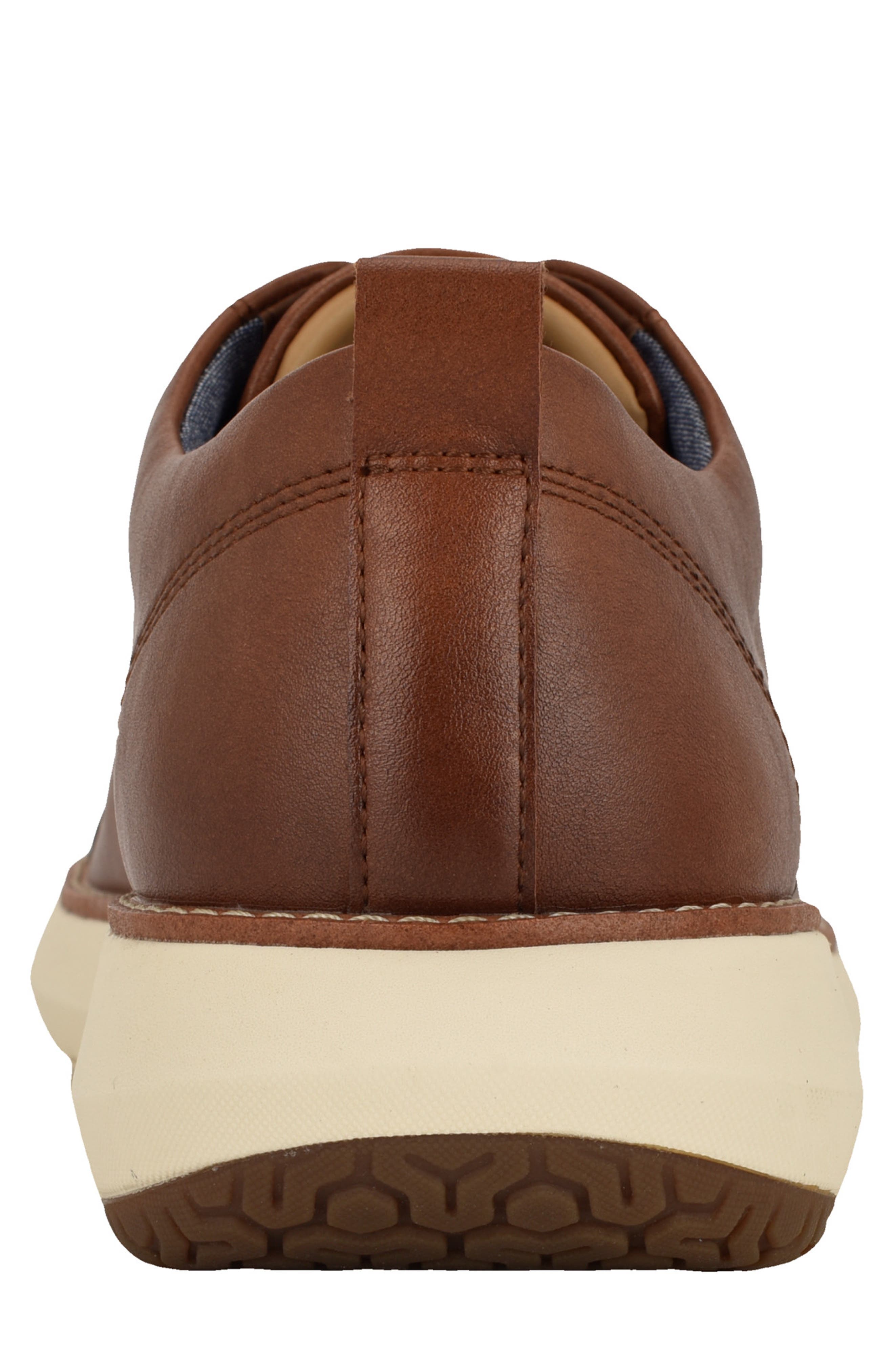 Tommy Hilfiger <p>Fader Faux Leather Cap Toe Derby (Men)</p>, Alternate, color, Medium Brown