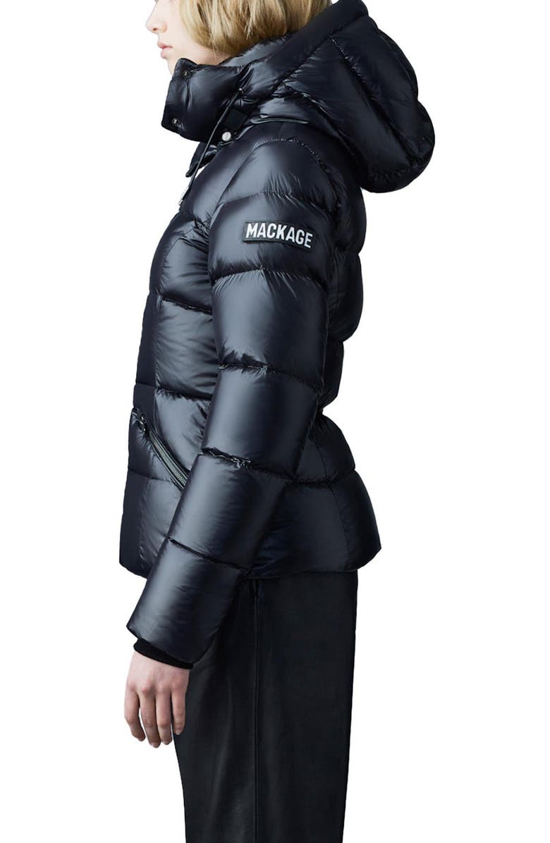 Mackage Madalyn Down Puffer Jacket, Alternate, color, Black