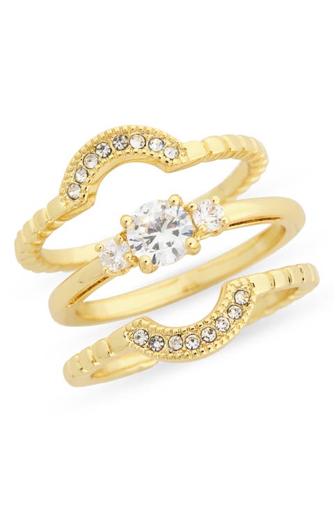 Set of 3 CZ Nesting Rings