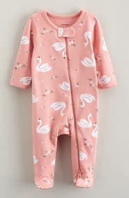 Nordstrom Print Cotton Footie