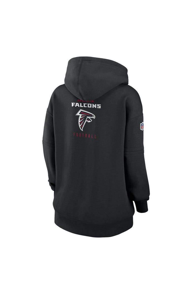 Nike Women's Nike Black Atlanta Falcons 2023 Sideline Club Fleece Pullover Hoodie, Alternate, color, Black