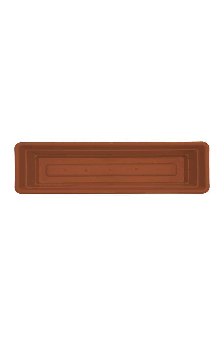 24 Inch Dura Cotta Window Box Planter, Alternate, color, Brown