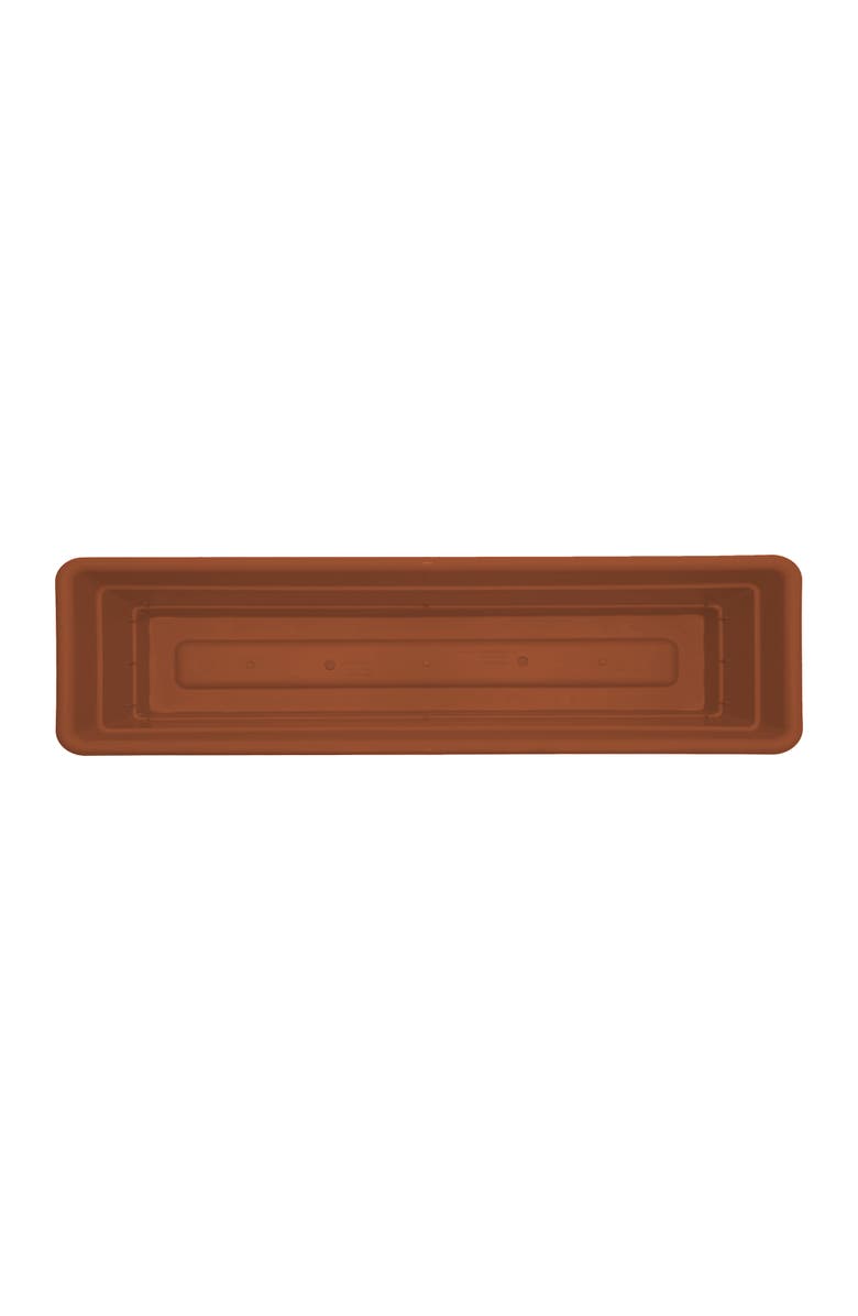 Bloem 24 Inch Dura Cotta Window Box Planter, Alternate, color, Brown