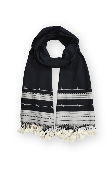 Black Kutch Scarf