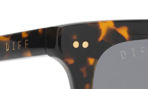 Diff Billie 52mm Polarized Square Sunglasses In Gray