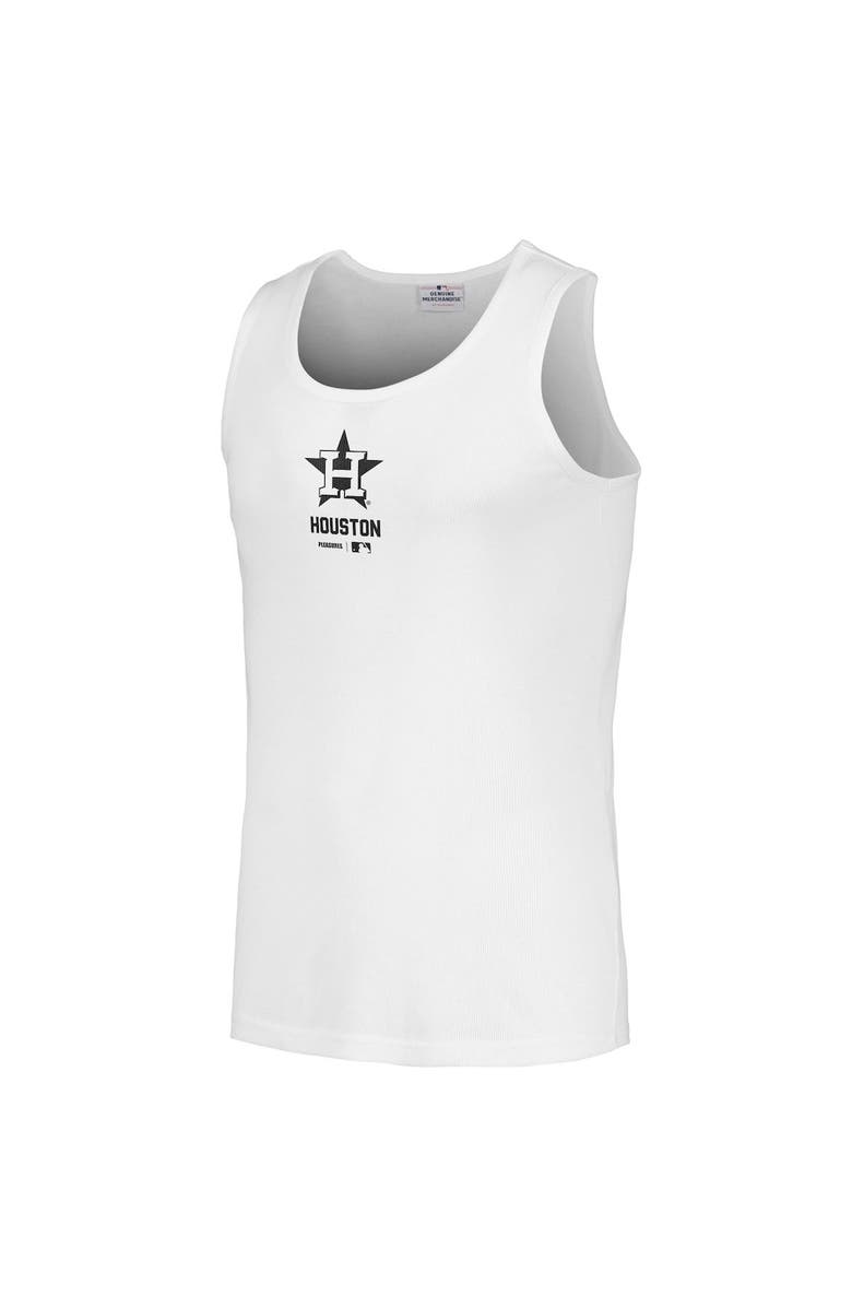 PLEASURES Men's PLEASURES  White Houston Astros Two-Pack Tank Top, Alternate, color, 