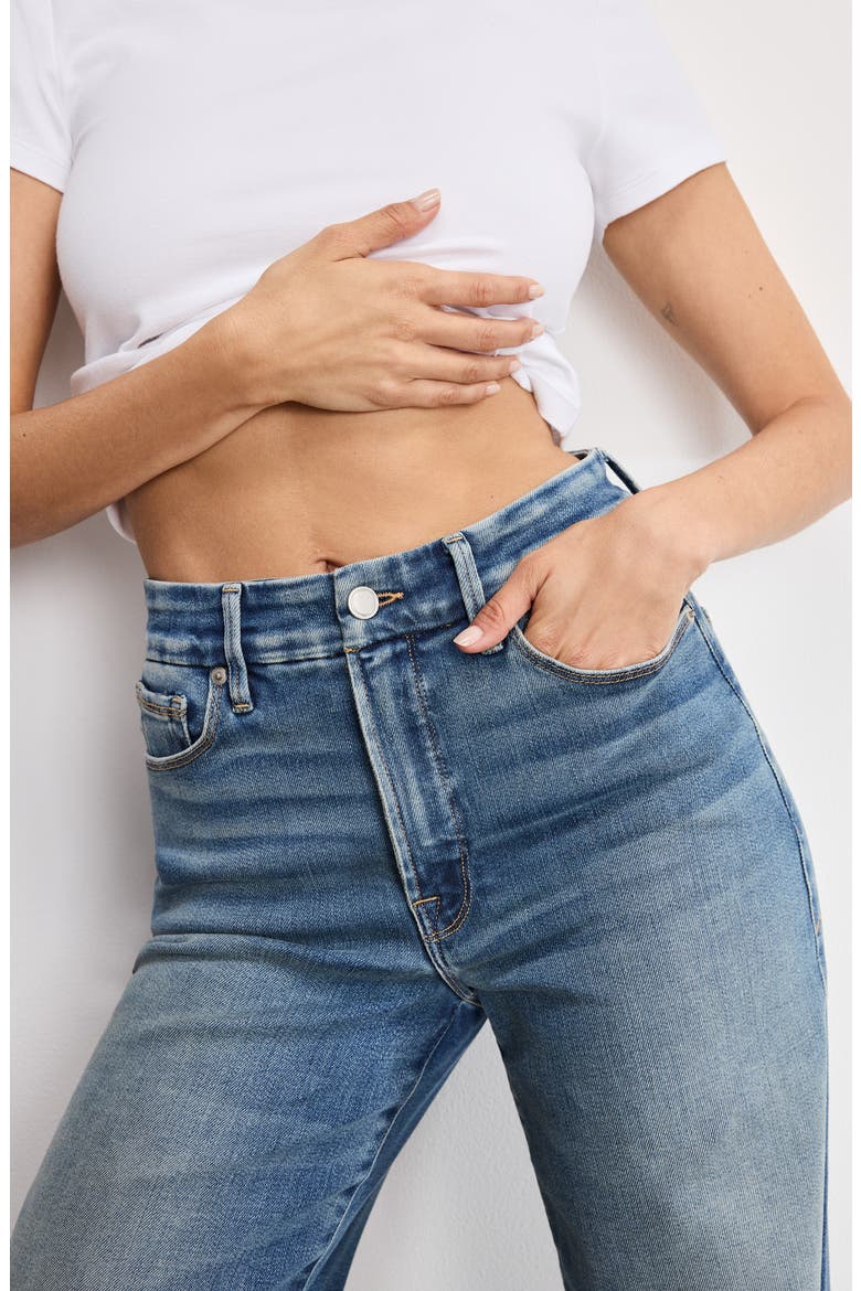 Good Waist High Waist Wide Leg Palazzo Jeans, Alternate, color, INDIGO986