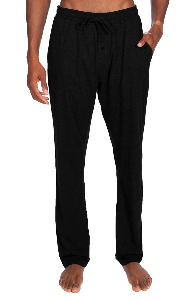 UNSIMPLY STITCHED Lightweight Lounge Pants, Main, color, Black