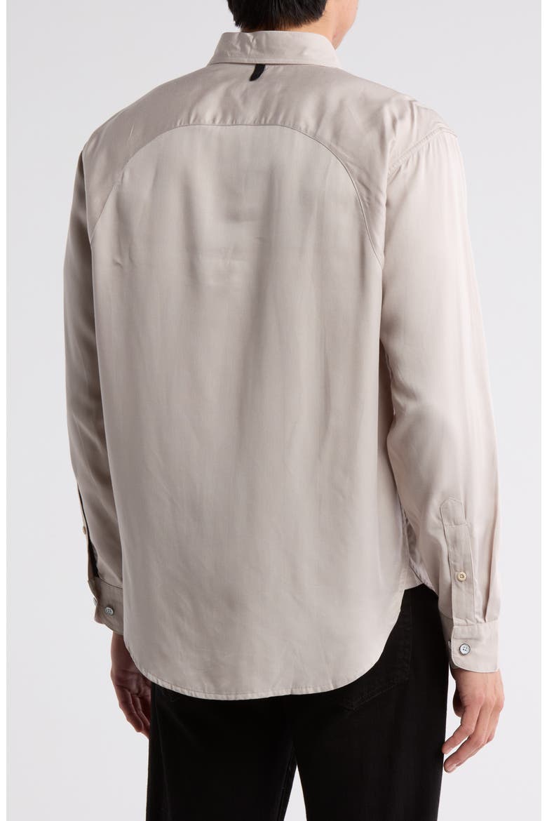 Cooper Relaxed Fit Button-Up Shirt, Alternate, color, LIGHT SMOKE