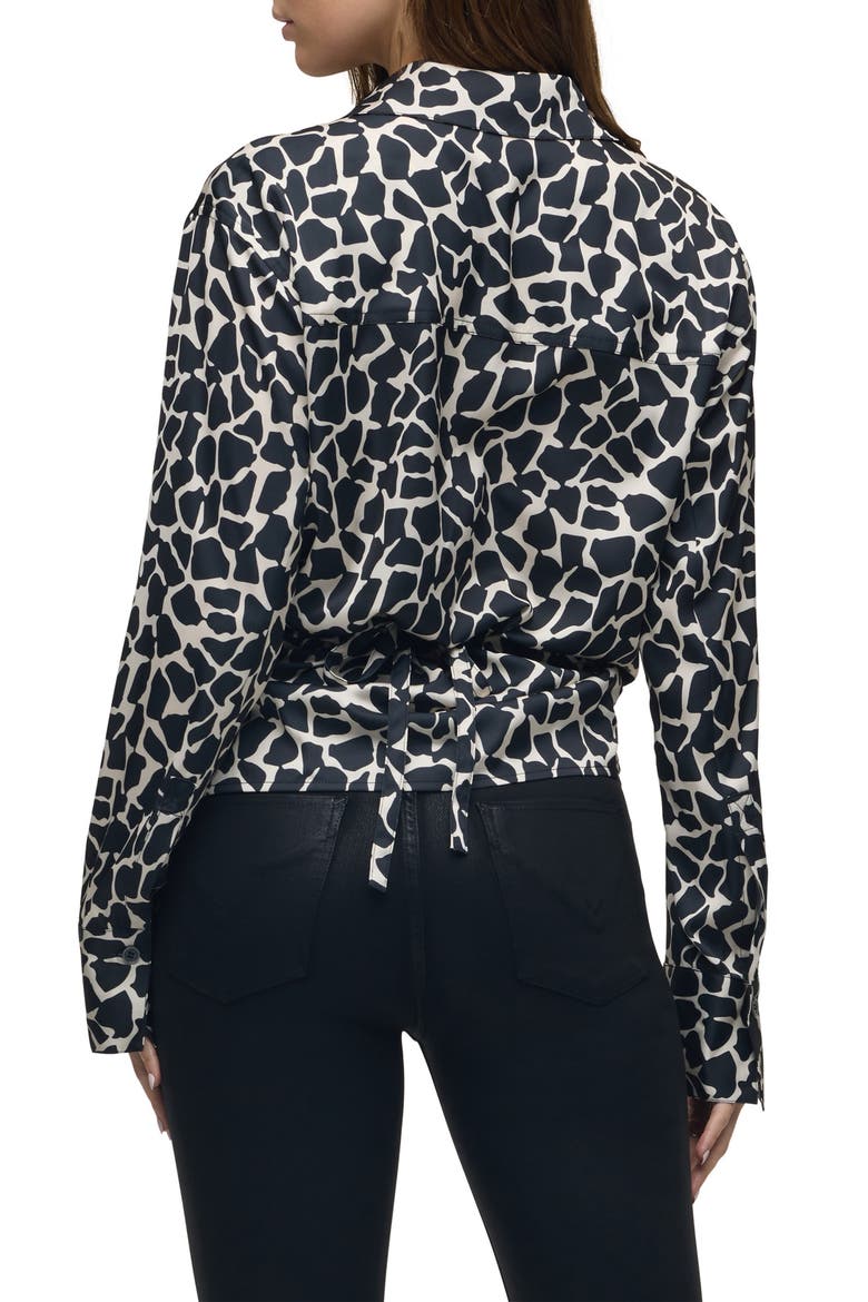 Surplice Pocket Top, Alternate, color, GIRAFFE PRINT