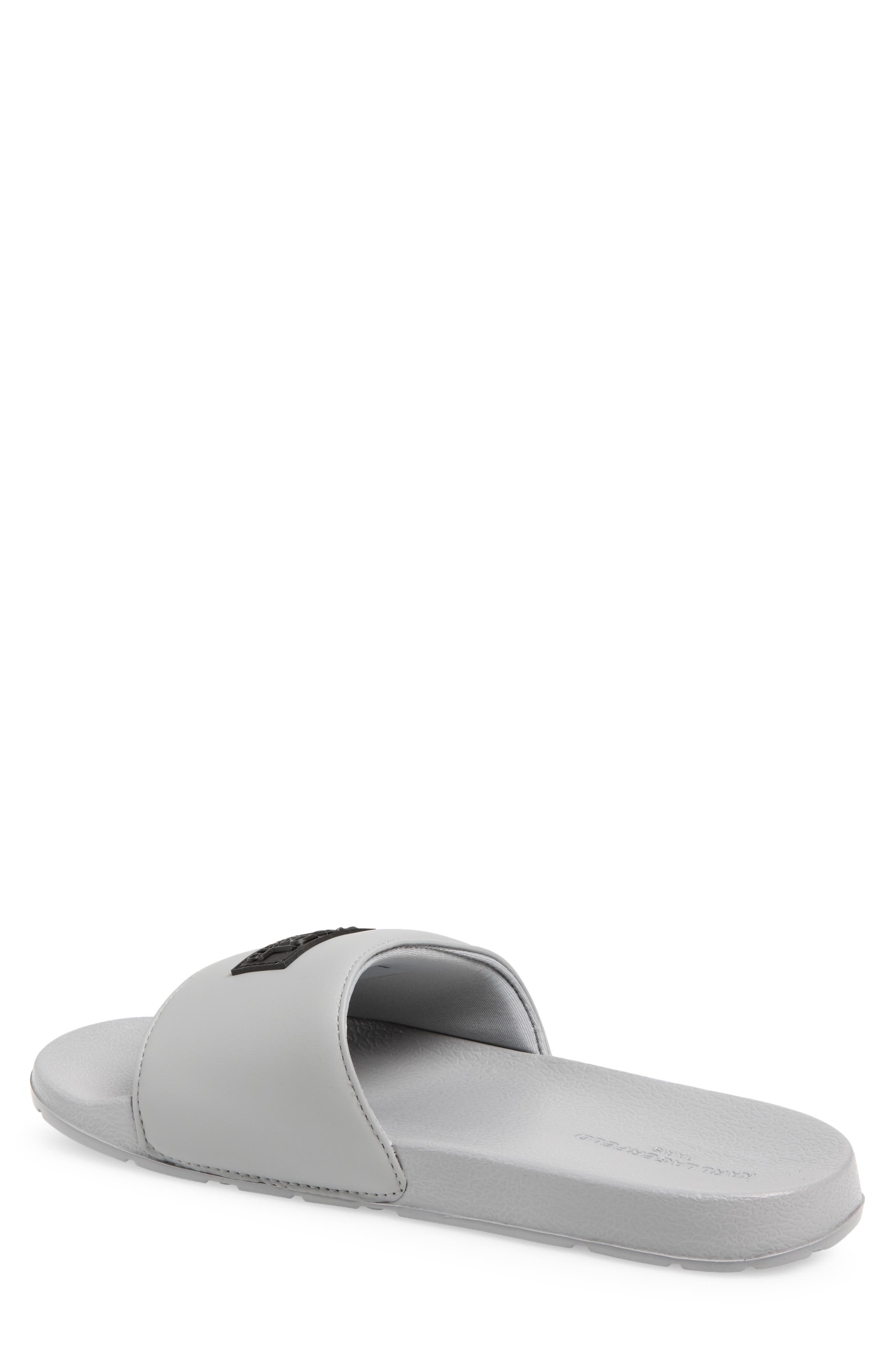 KARL LAGERFELD PARIS Paladin-Banded Recovery Slide, Alternate, color, Light Grey