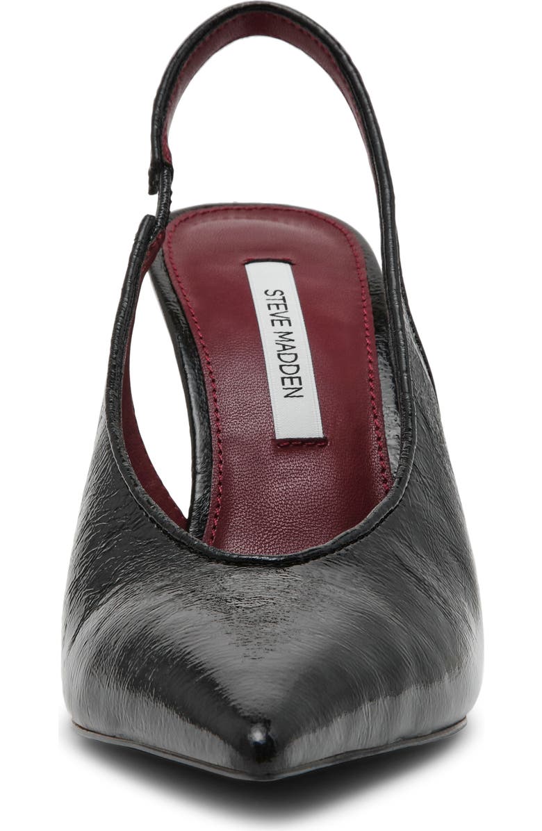 Steve Madden Andromeda Slingback Pumps, Alternate, color, Black Leather