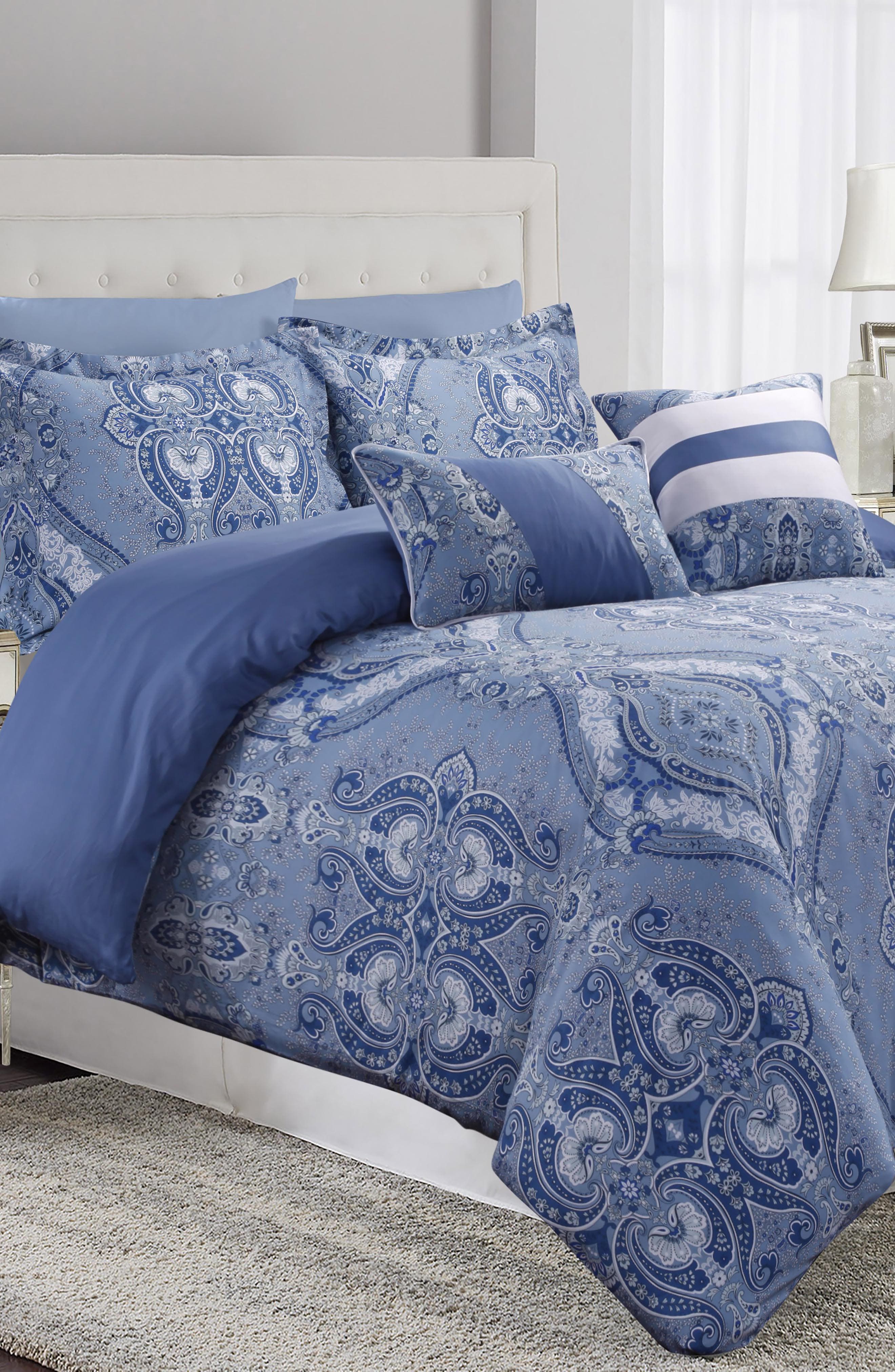AZORES HOME Atlantis Cotton Duvet Cover & Sham Set
