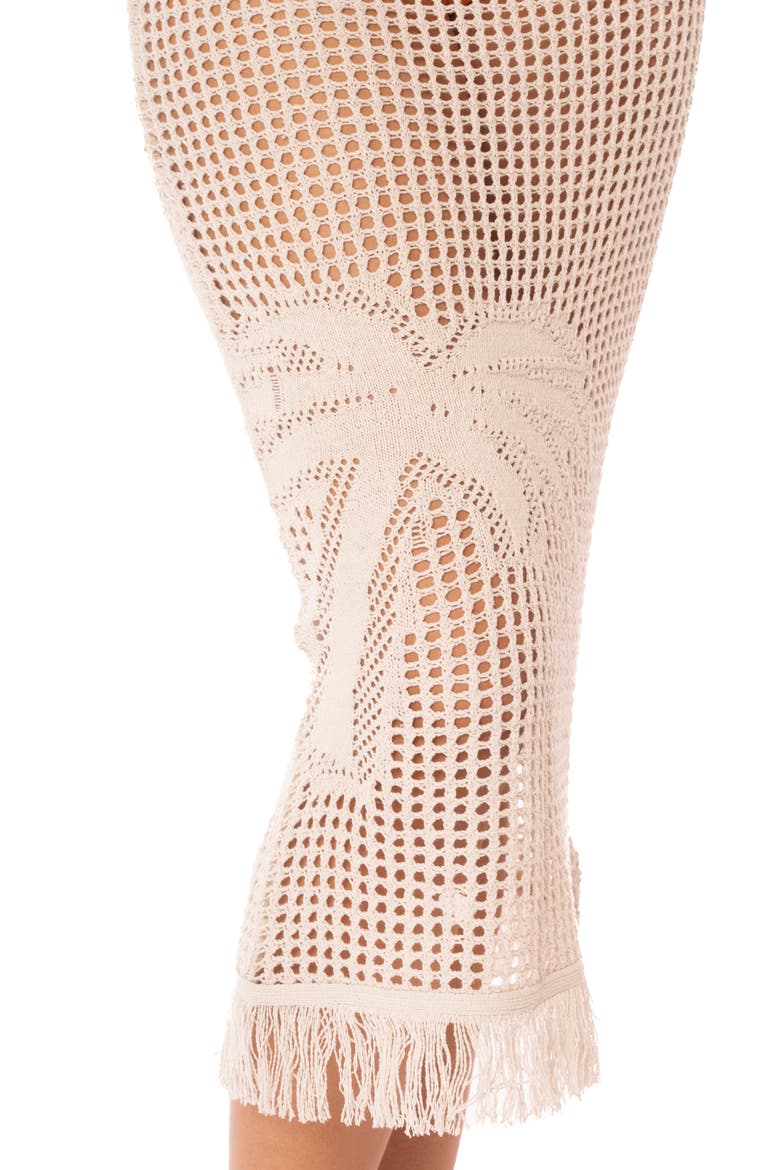 Vanilla Cream Tano Sheer Cover-Up Skirt, Alternate, color, OPEN BEIGE