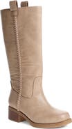 Reaction Kenneth Cole Underhill Knee High Faux Leather Boot