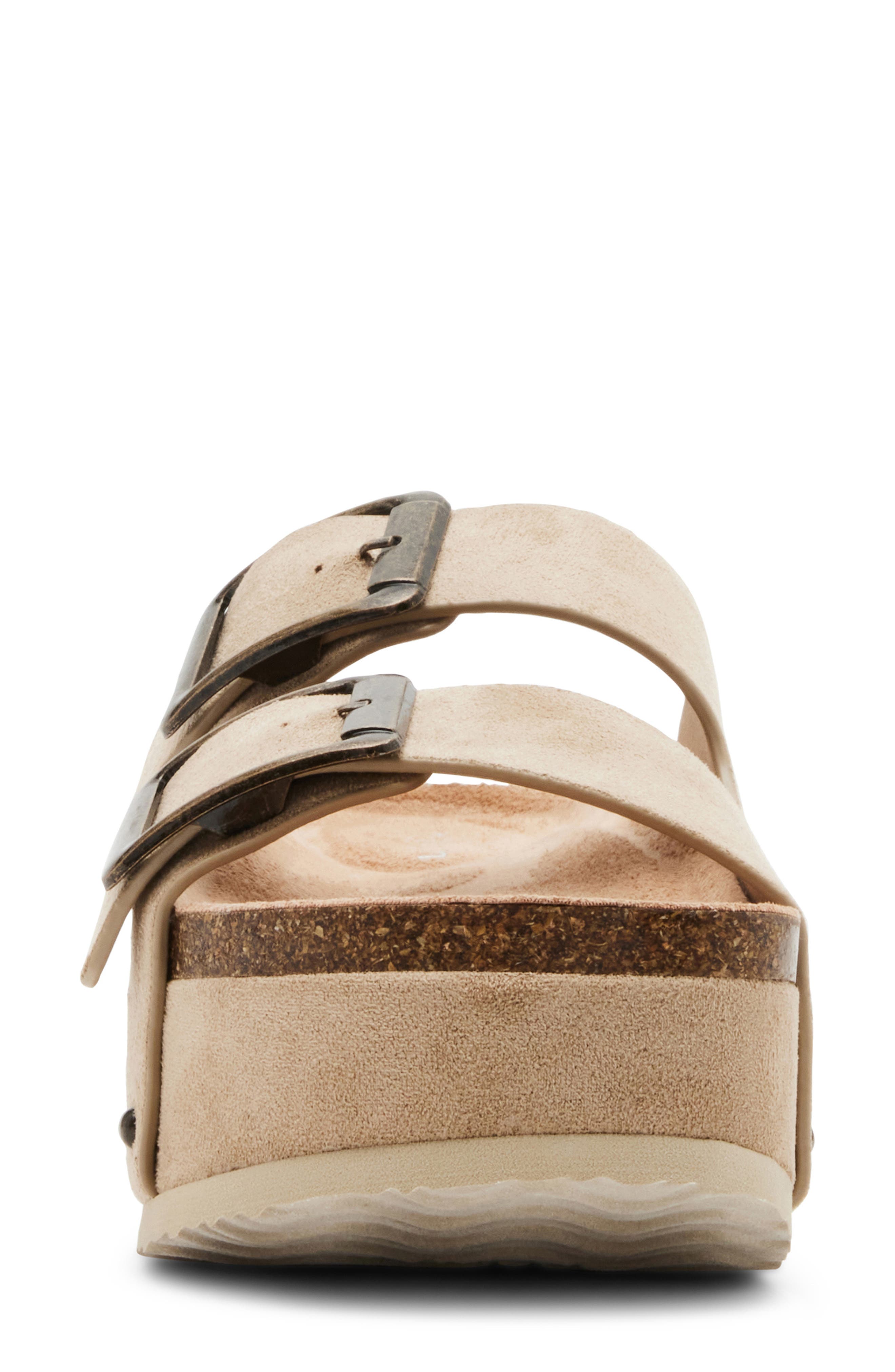 Madden Girl Babess Slide Sandal, Alternate, color, Taupe Fab