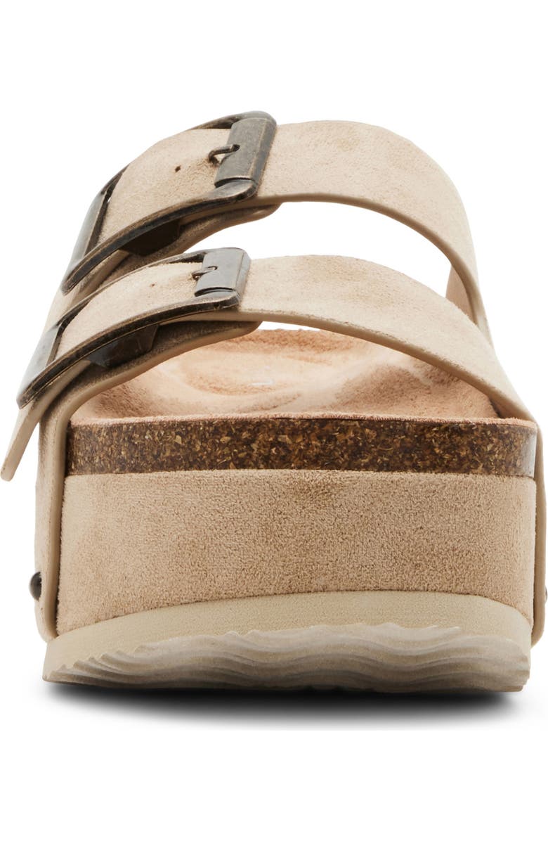 Madden Girl Babess Slide Sandal, Alternate, color, Taupe Fab