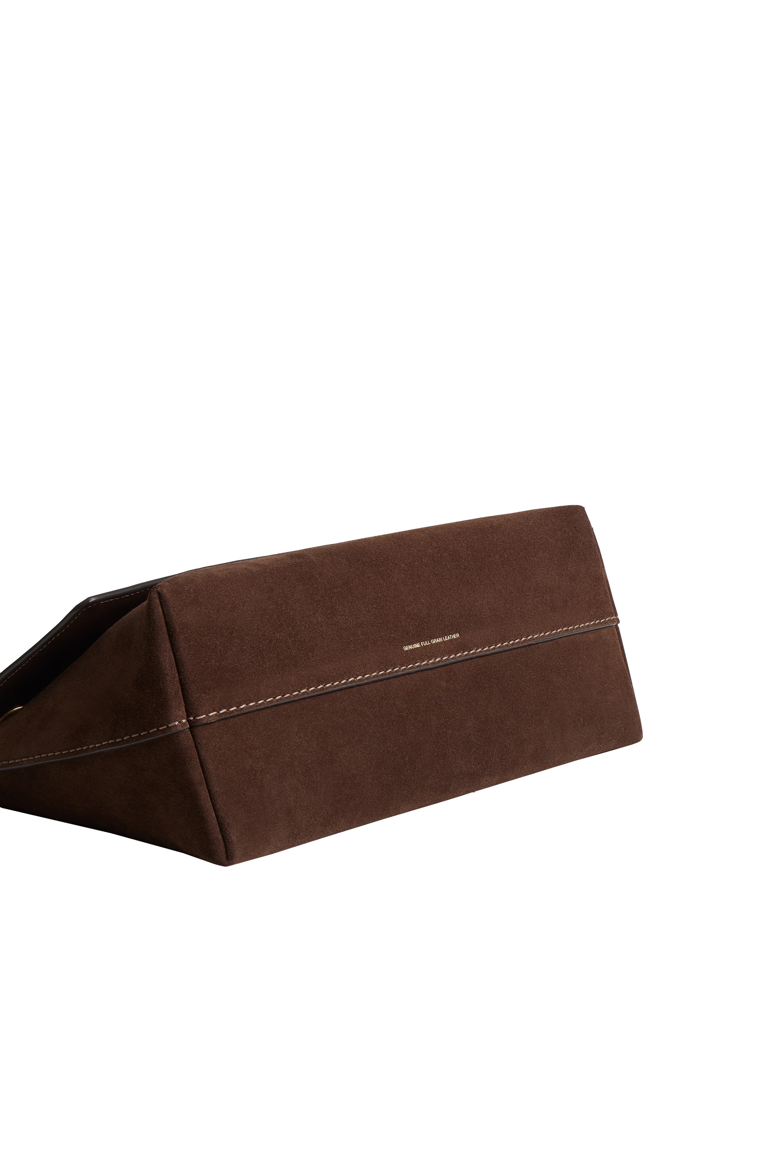 Chelsea 30 Suede Shoulder Bag, Alternate, color, DARK CHOCOLATE