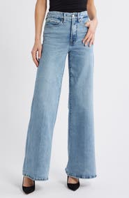 Good American Good Waist High Waist Palazzo Jeans