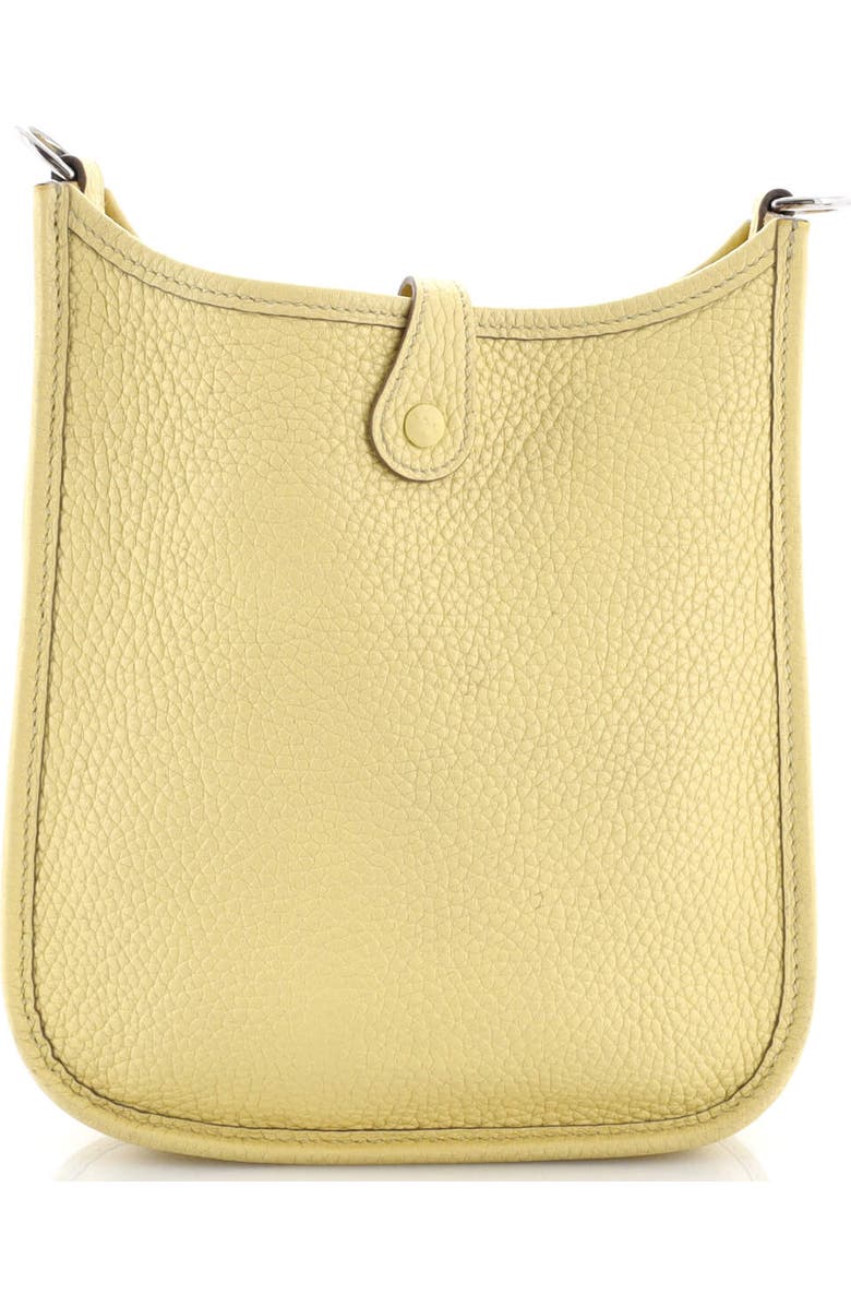 Pre-Owned Hermes Evelyne Bag Gen III Clemence TPM, Alternate, color, Jaune Poussin