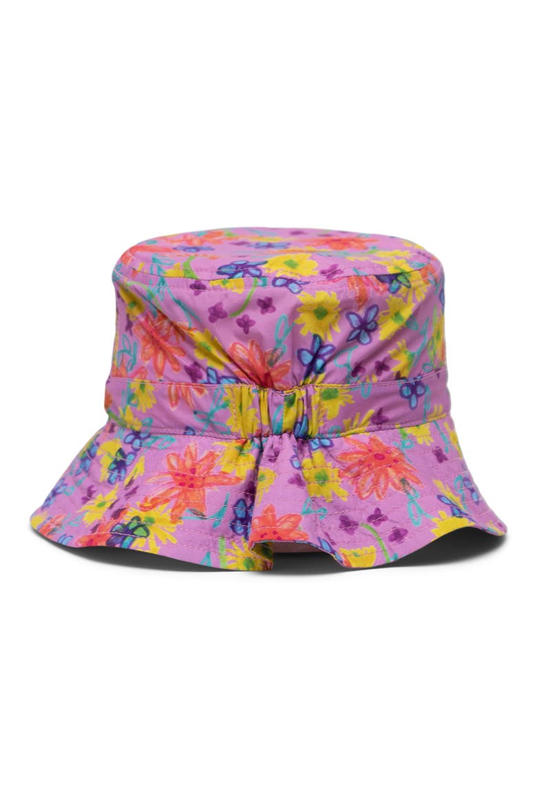 Beach Bucket Hat, Alternate, color, SCRIBBLE FLORAL
